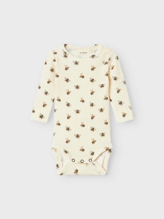 Lil Atelier Gavo Kin Body med Humlebi - Turtledove