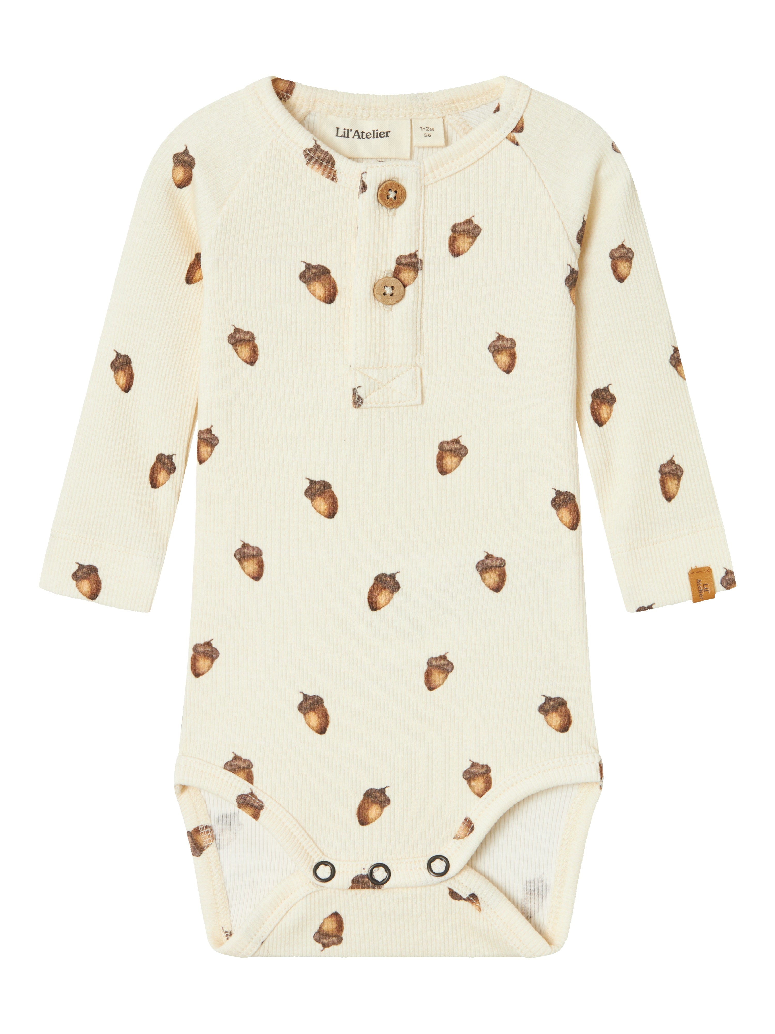 Lil Atelier Gavo Elo Slim body - Turtledove/Acorn