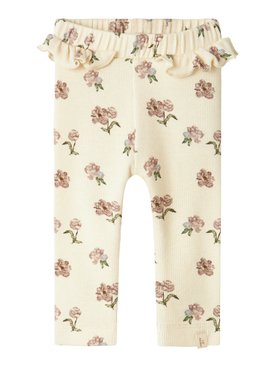 Lil Atelier Gavo Efi Slim Leggings - Turtledove/Peony