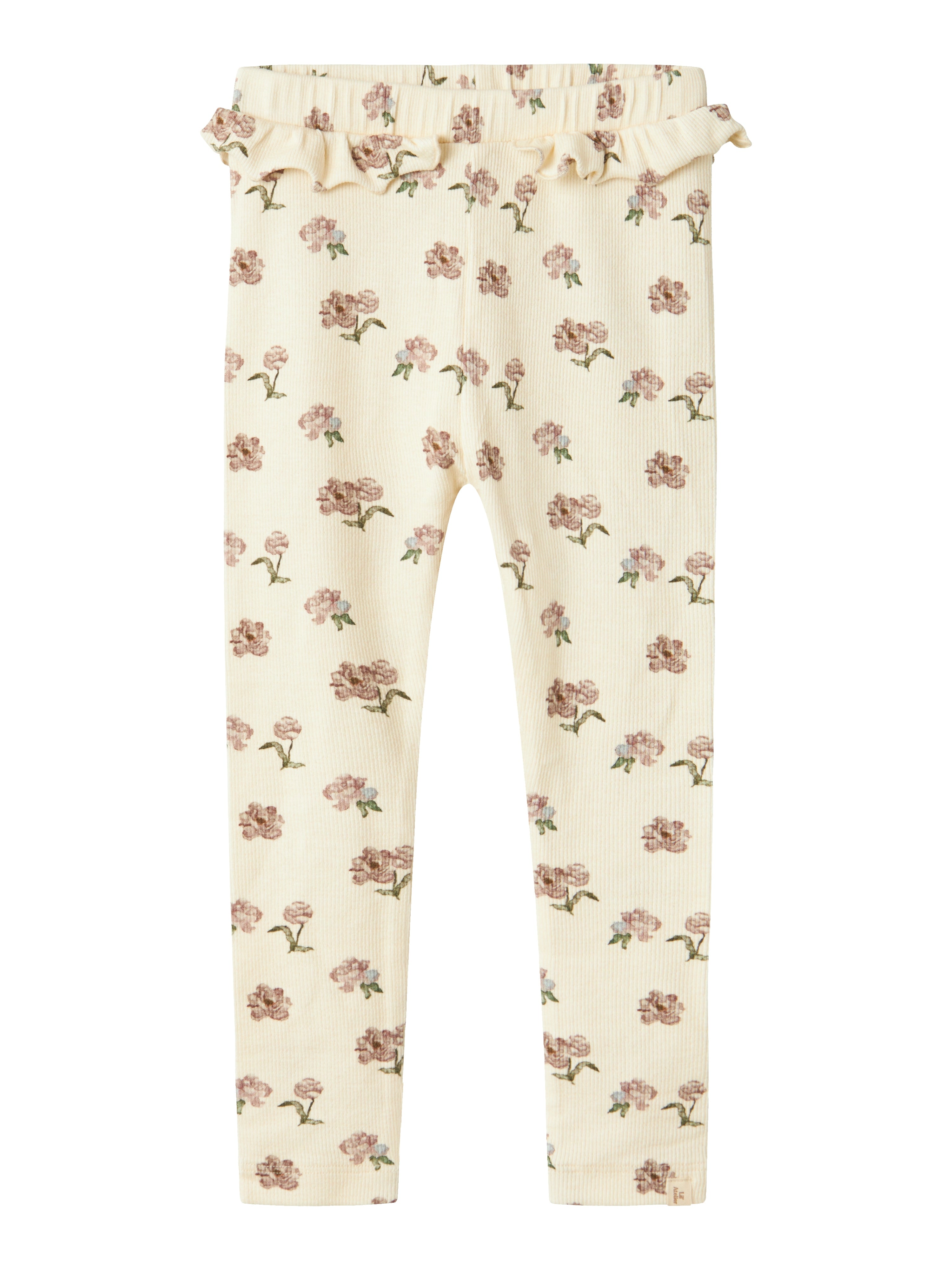 Lil Atelier Gavo Efi Slim Leggings - Turtledove/Peony