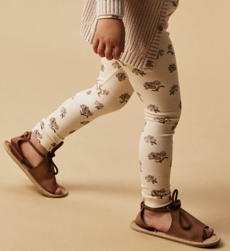 Lil Atelier Gavo Efi Slim Leggings - Turtledove/Peony