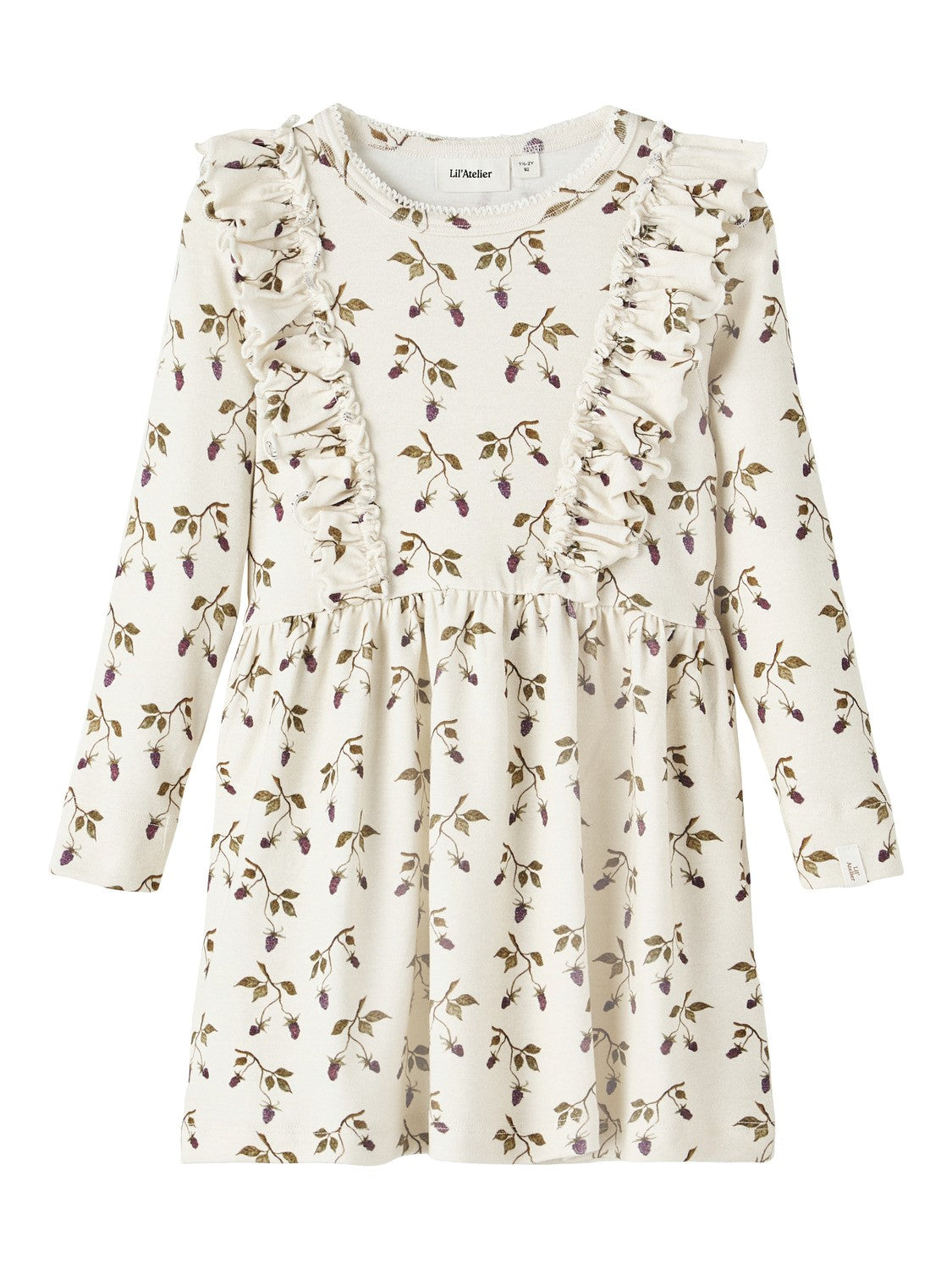 Lil Atelier Gaya Dress - Turtledove Berry