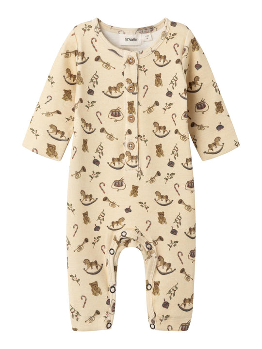 Lil Atelier Gayo Natdragt - Wood Ash