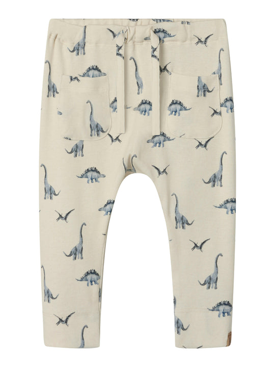 Lil Atelier Geo Ame Loose Pants - Turtledove