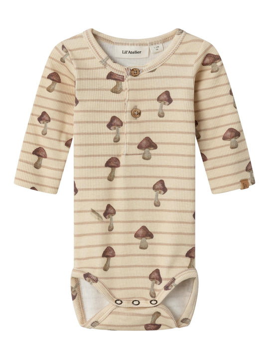 Lil Atelier Geo Slim Body - Wood Ash