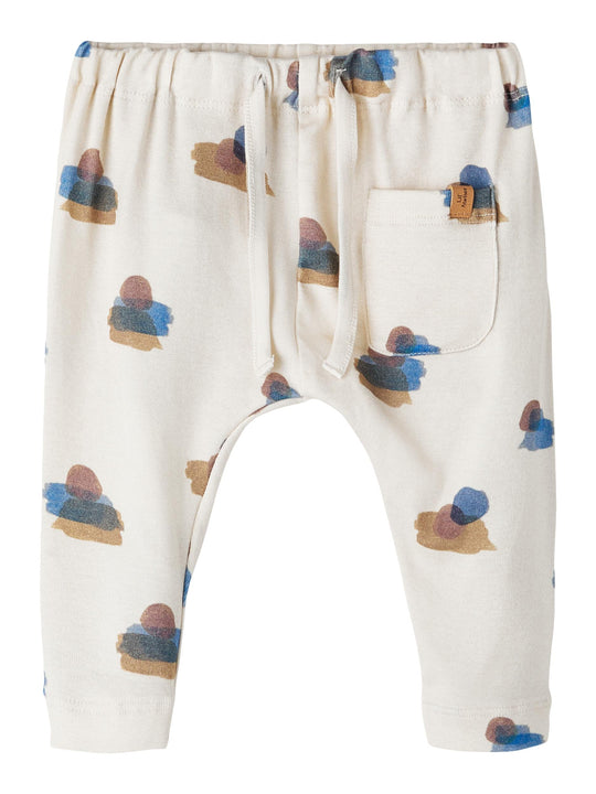 Lil Atelier Geo Loose Pant - Turtledove