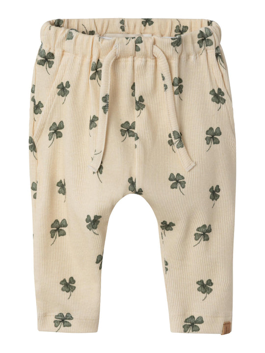 Lil Atelier Geo Loose Pant - Wood Ash