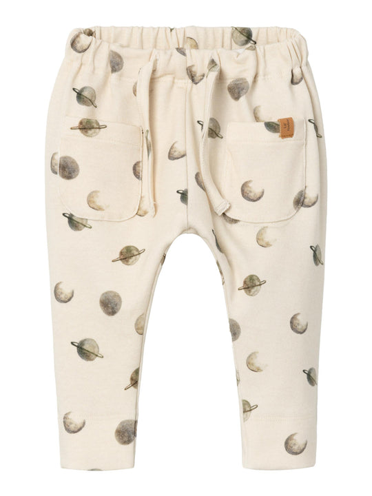 Lil Atelier Geo Loose Pant - Turtledove