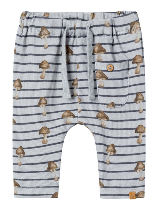 Lil Atelier Geo Loose Pant - Harbor Mist