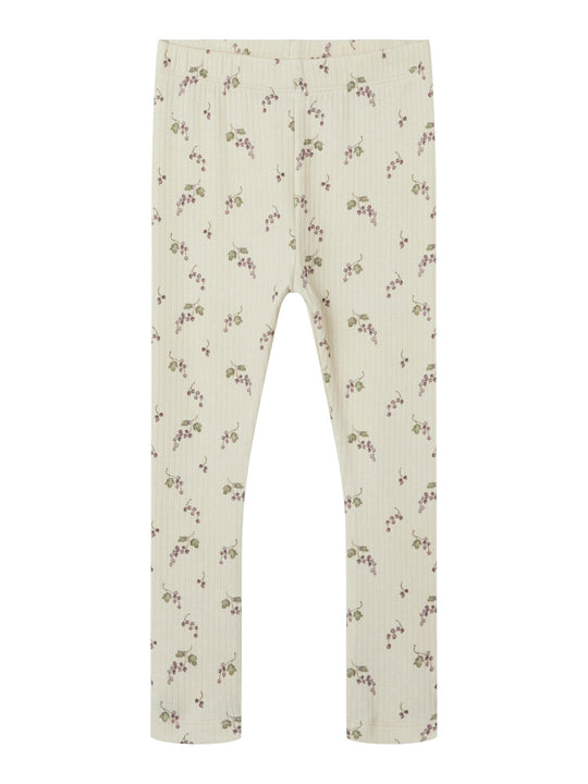 Lil Atelier Gio Bie Slim Leggings - Birch/Berries