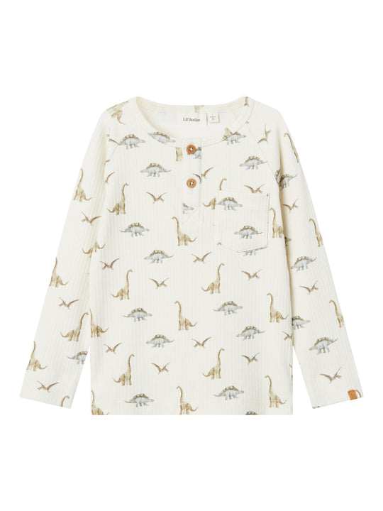 Lil Atelier Gio Bob Slim Bluse - Turtledove