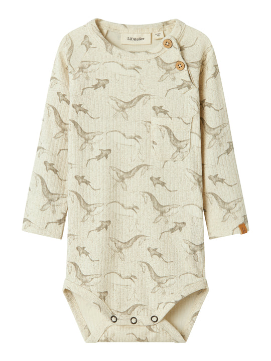 Lil Atelier Gio Bop Slim Body - Turtledove