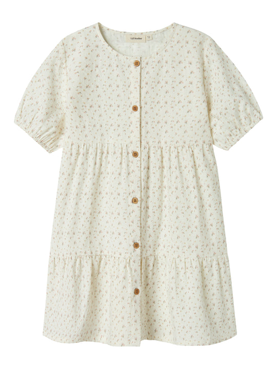 Lil Atelier Hailey Loose Dress - Coconut Milk