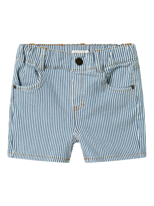 Lil Atelier Halfdan Loose Shorts - Zen Blue