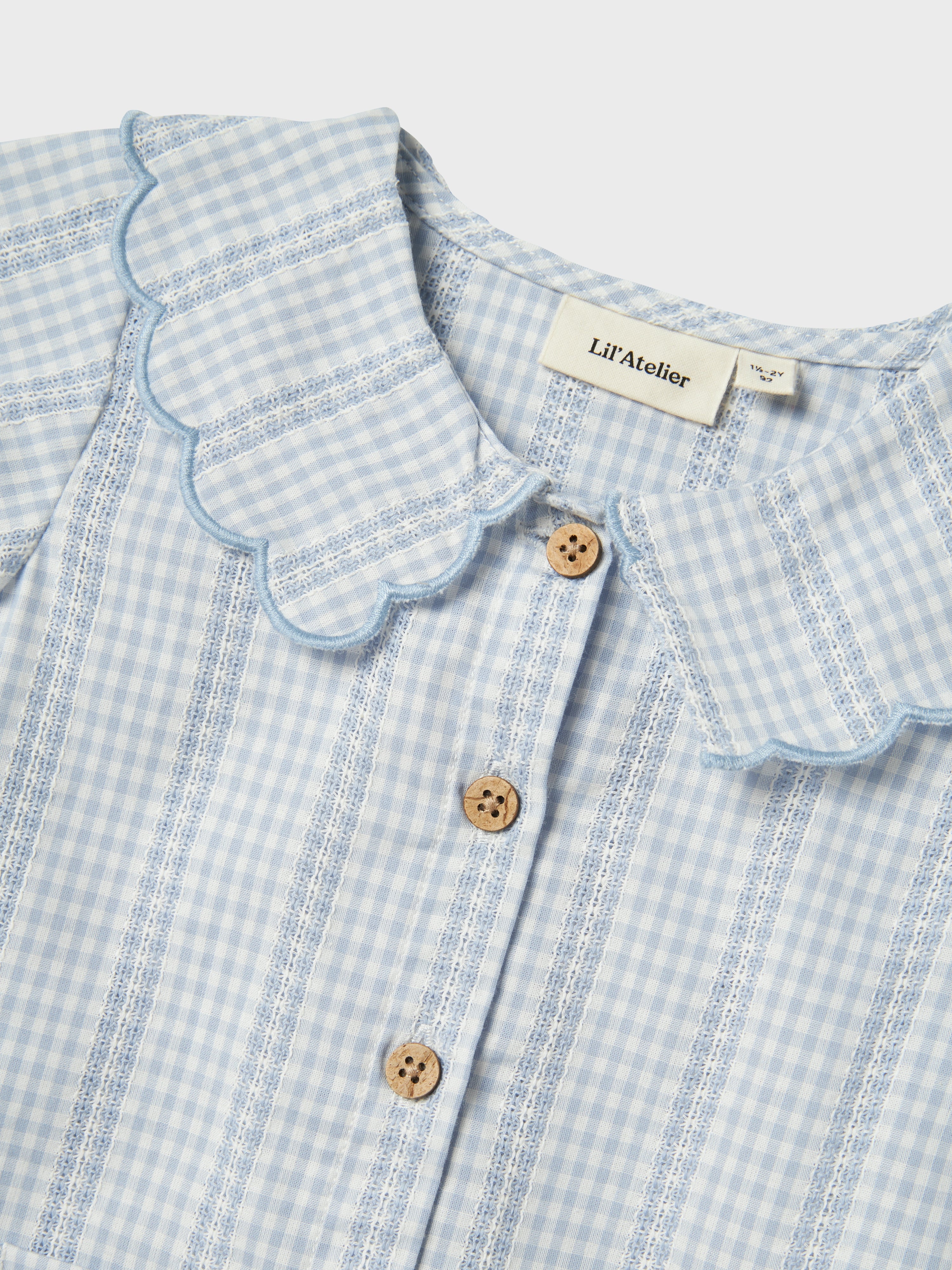 Lil Atelier Hazelle Loose Shirt -Zen Blue