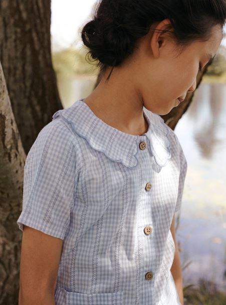 Lil Atelier Hazelle Loose Shirt -Zen Blue