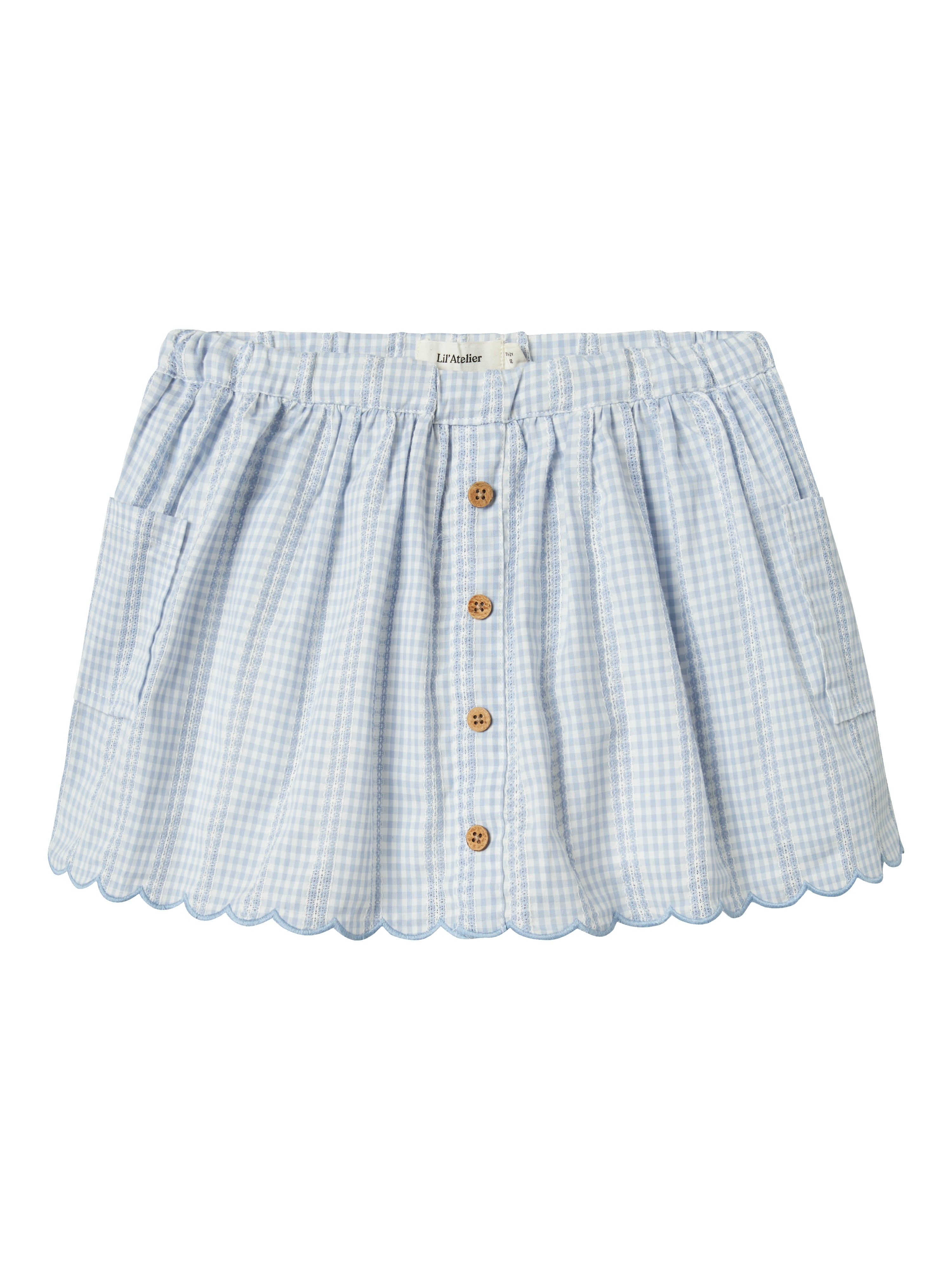 Lil Atelier Hazelle Skirt - Zen Blue