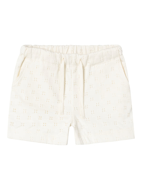 Lil Atelier Himaja Shorts - Coconut Milk