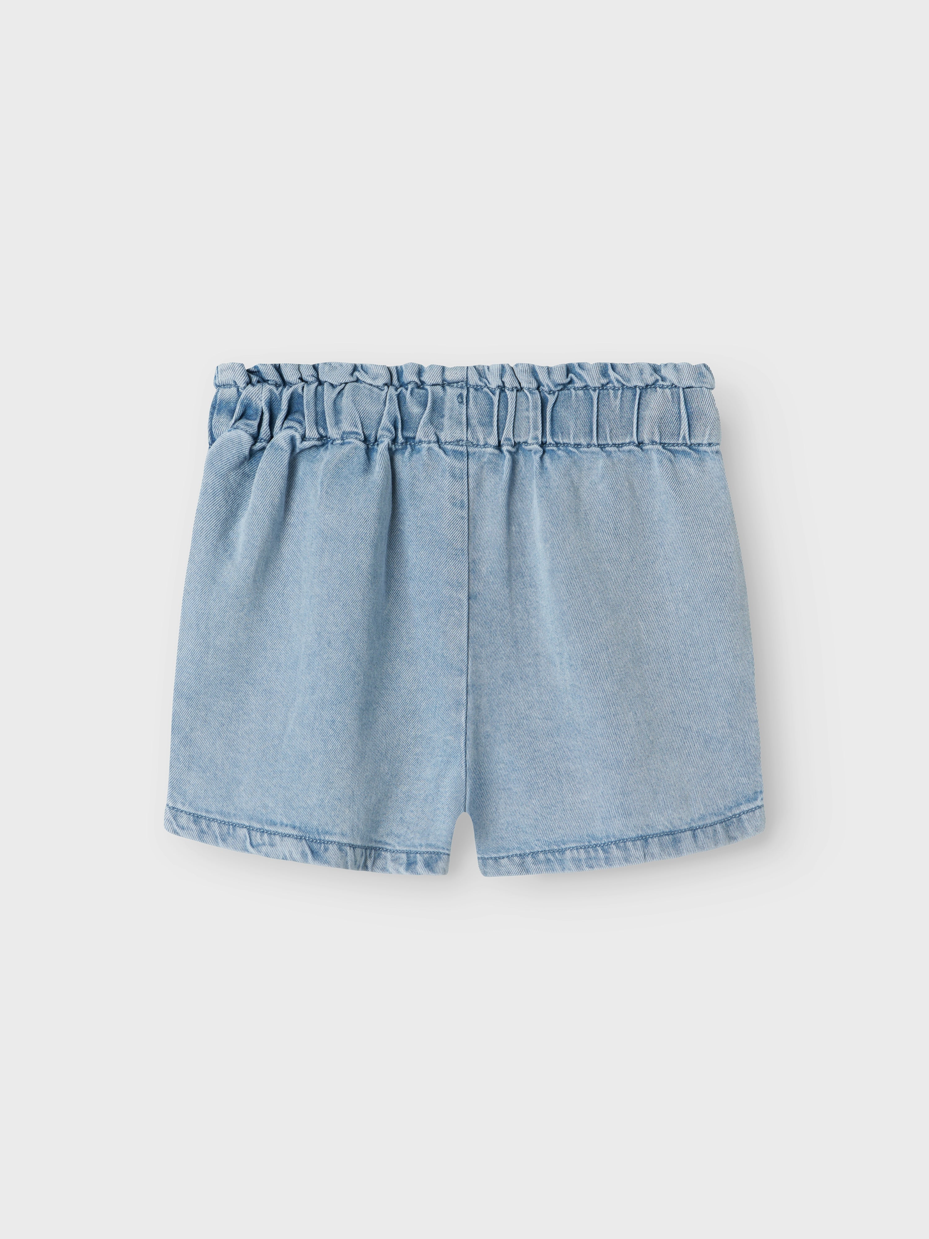 Lil Atelier Holly Loose Denim Shorts - Medium Blue Denim