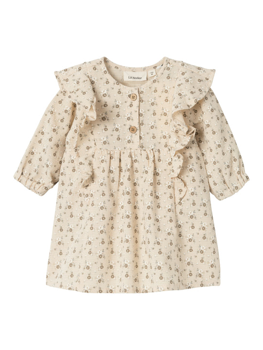 Lil Atelier Lacy Loose Bodydress - Sheer Bliss