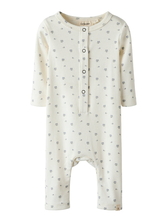 Lil Atelier Lago Mio Suit - Coconut Milk/Blueberry