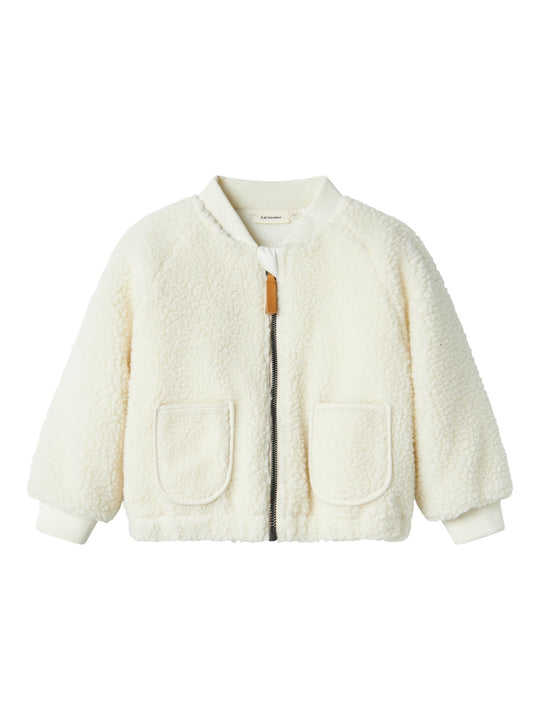 Lil Atelier Lajo Bomber Jacket - Coconut Milk/Dino