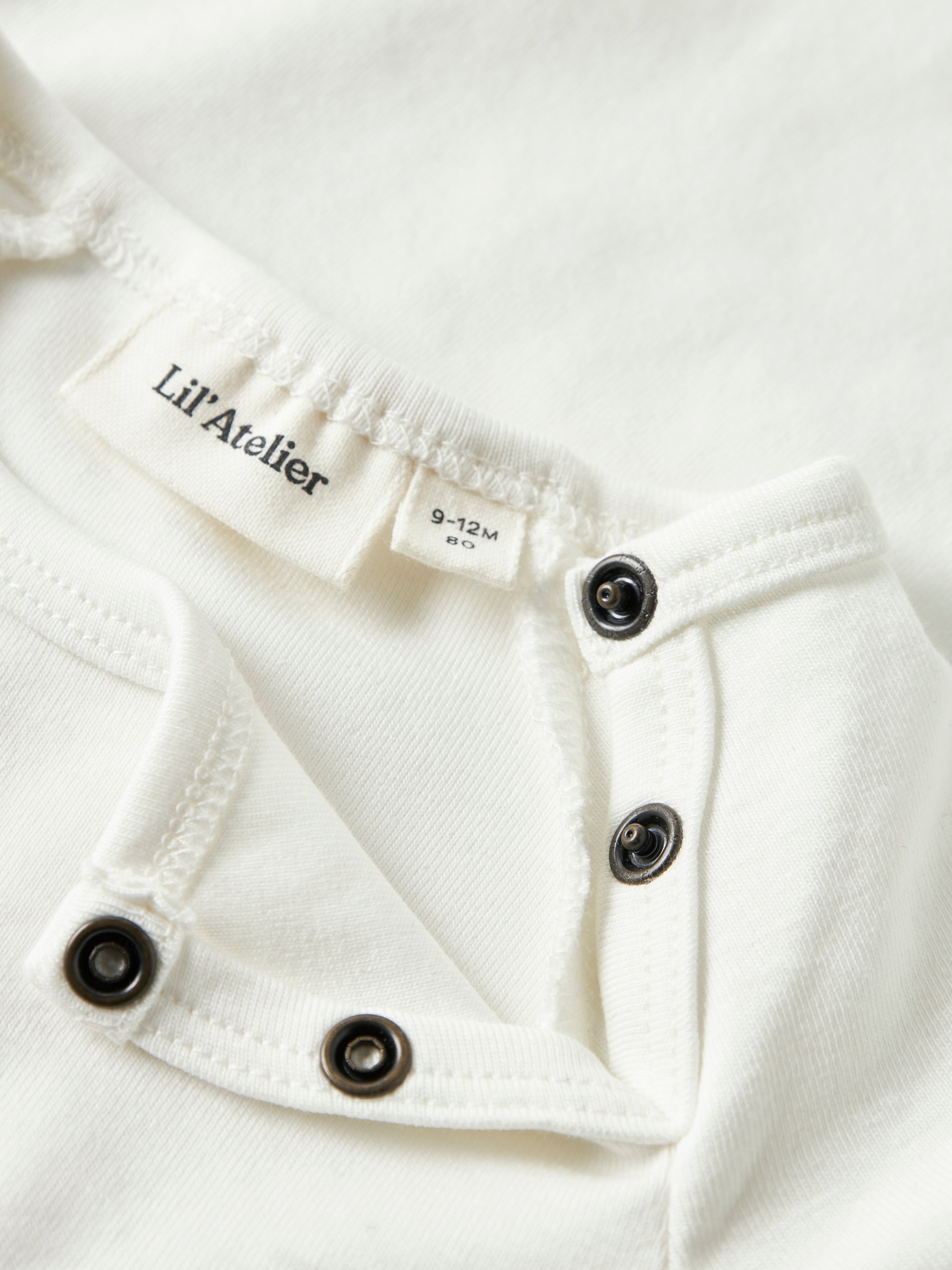 Lil Atelier Lalo Tab SS Body - Coconut Milk