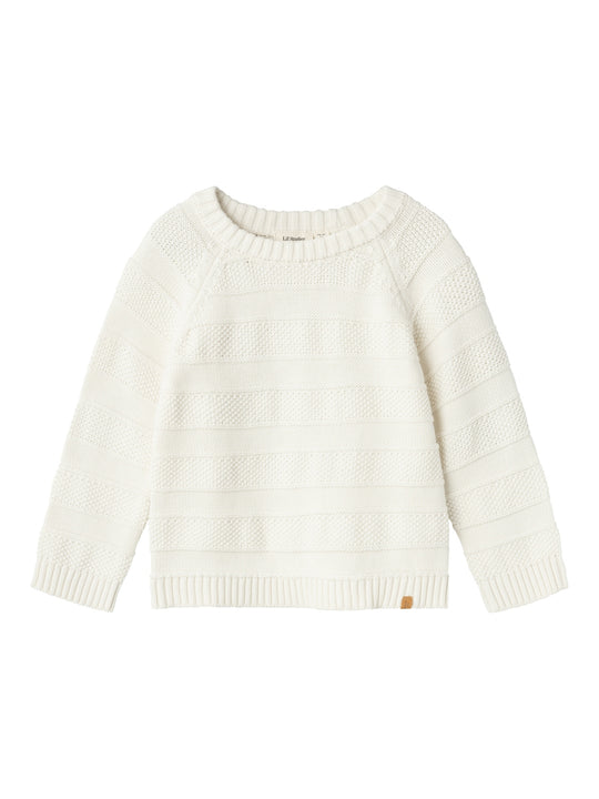 Lil Atelier Larson Knit - Coconut Milk