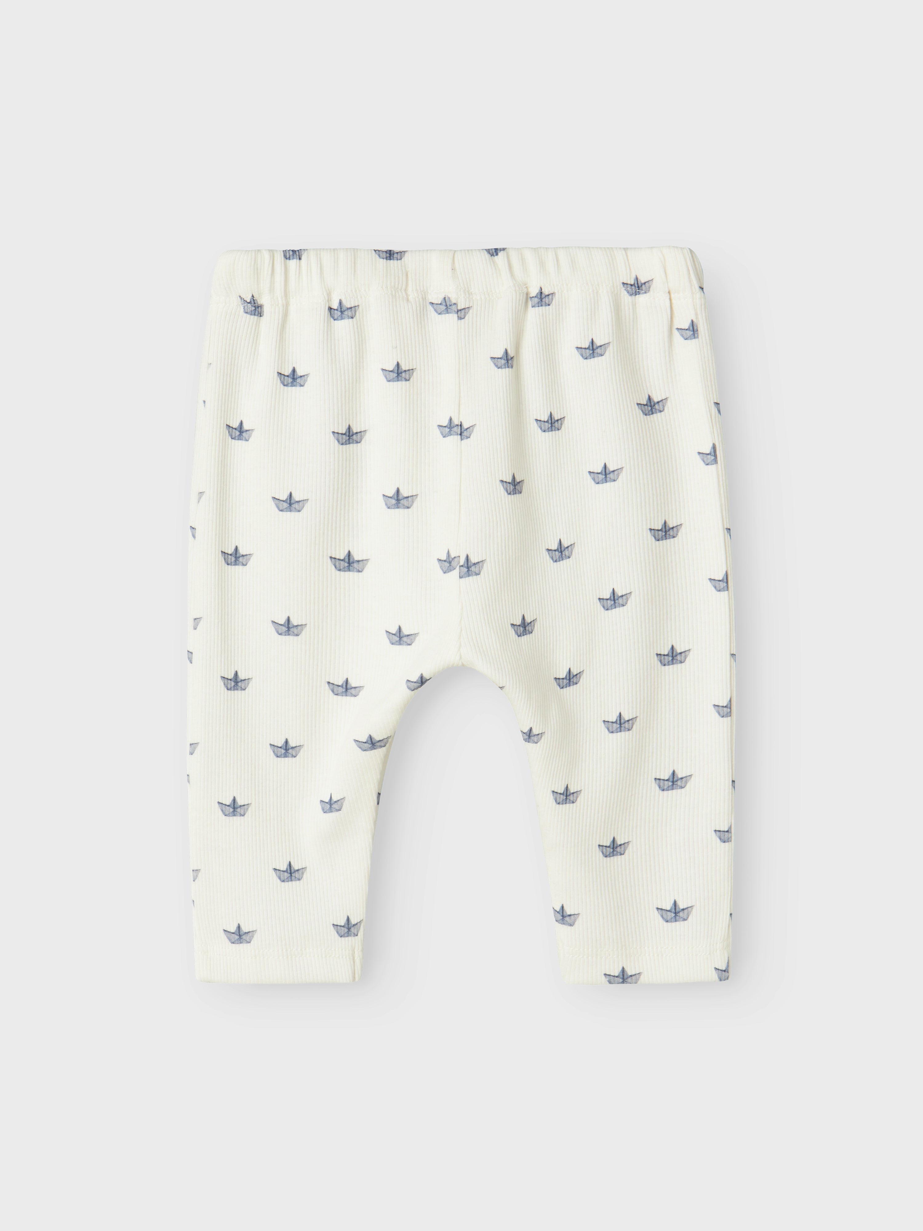 Lil Atelier Lavo Eko Loose Pants - Coconut Milk/Paper Boat