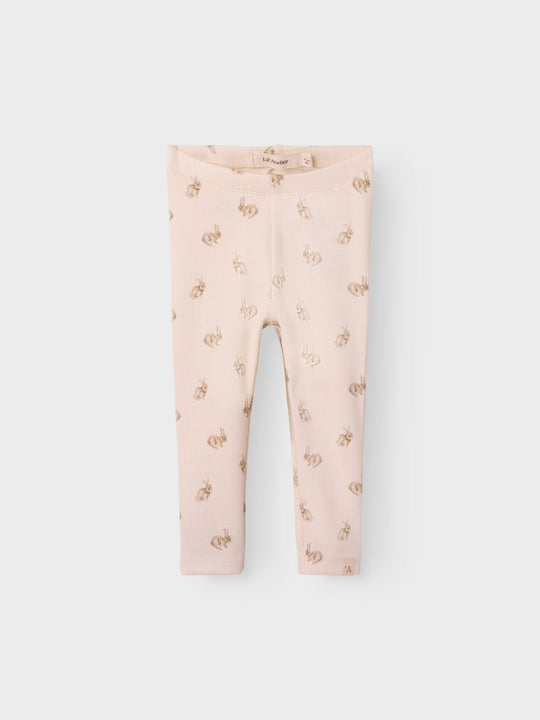 Lil Atelier Lavo Emo Leggings - Turtledove/Rabbit