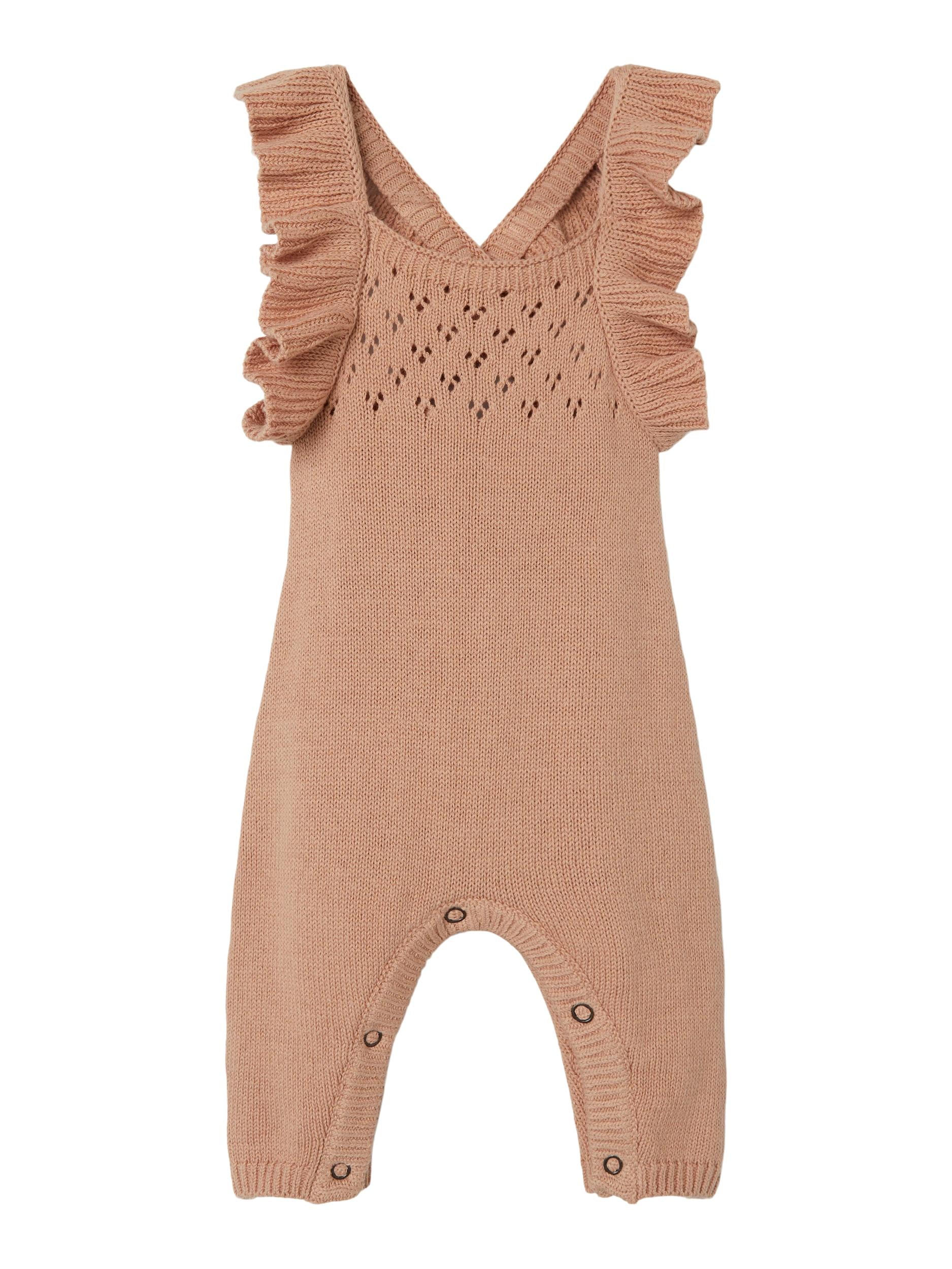 Lil Atelier Loro Knit Overall - Sirocco