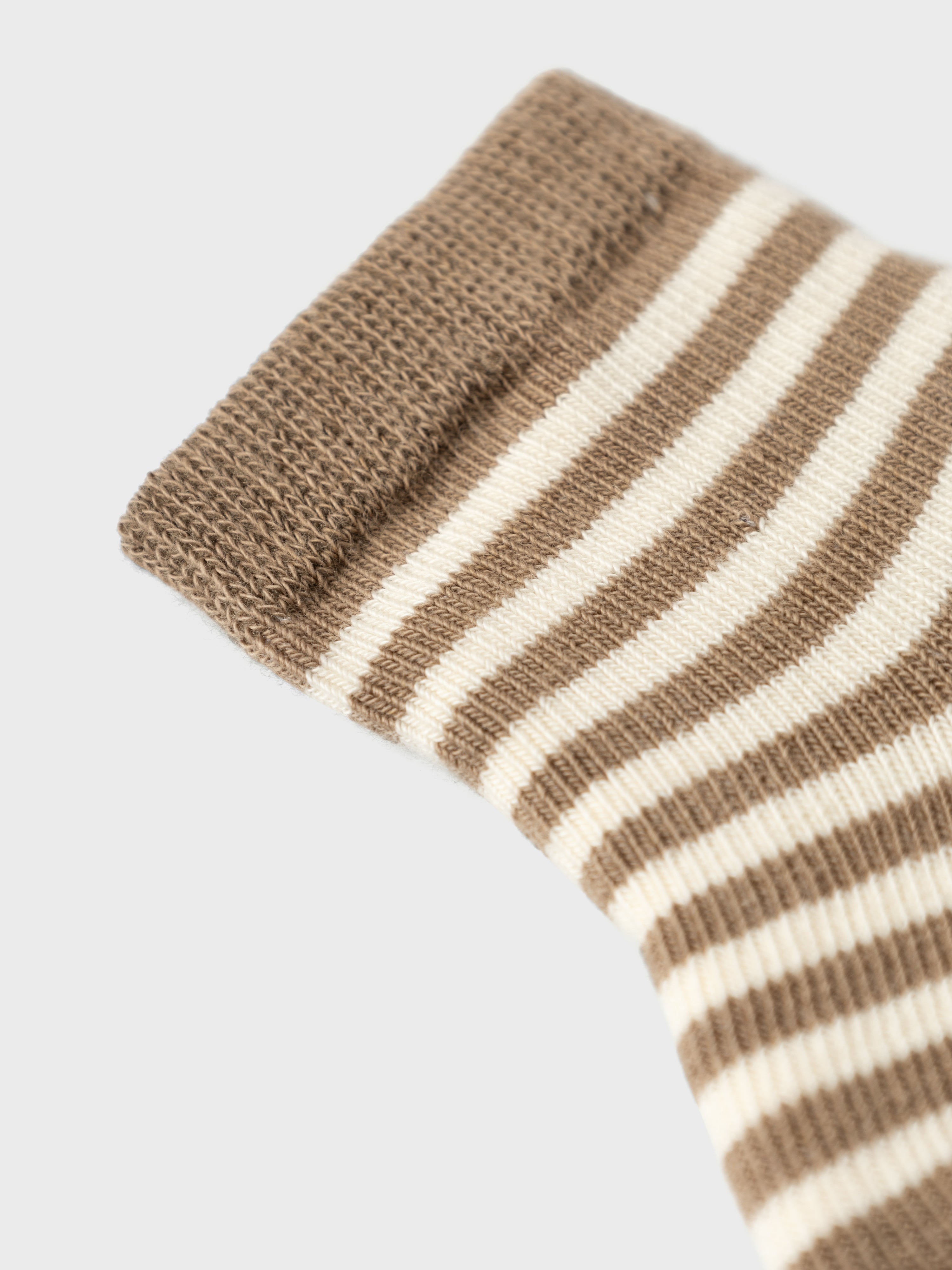 Lil Atelier Love Stripe Strømper - Birch