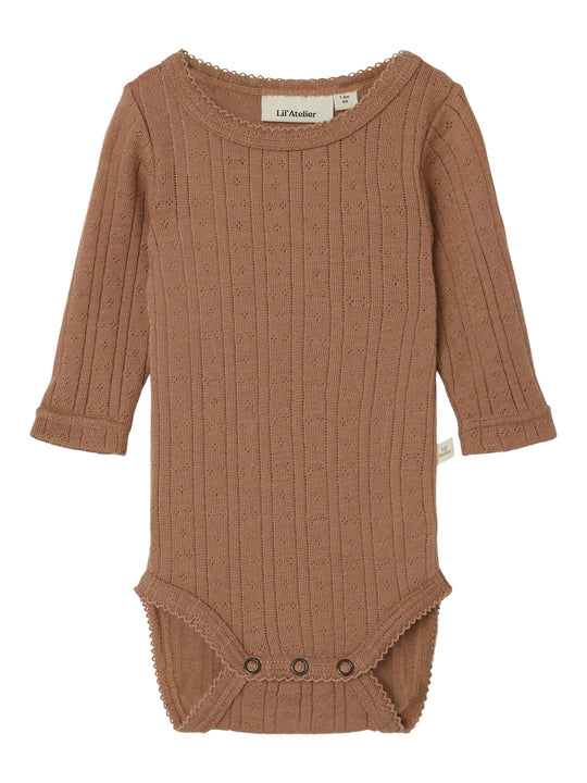 Lil Atelier Naima Wool Body - Beaver Fur