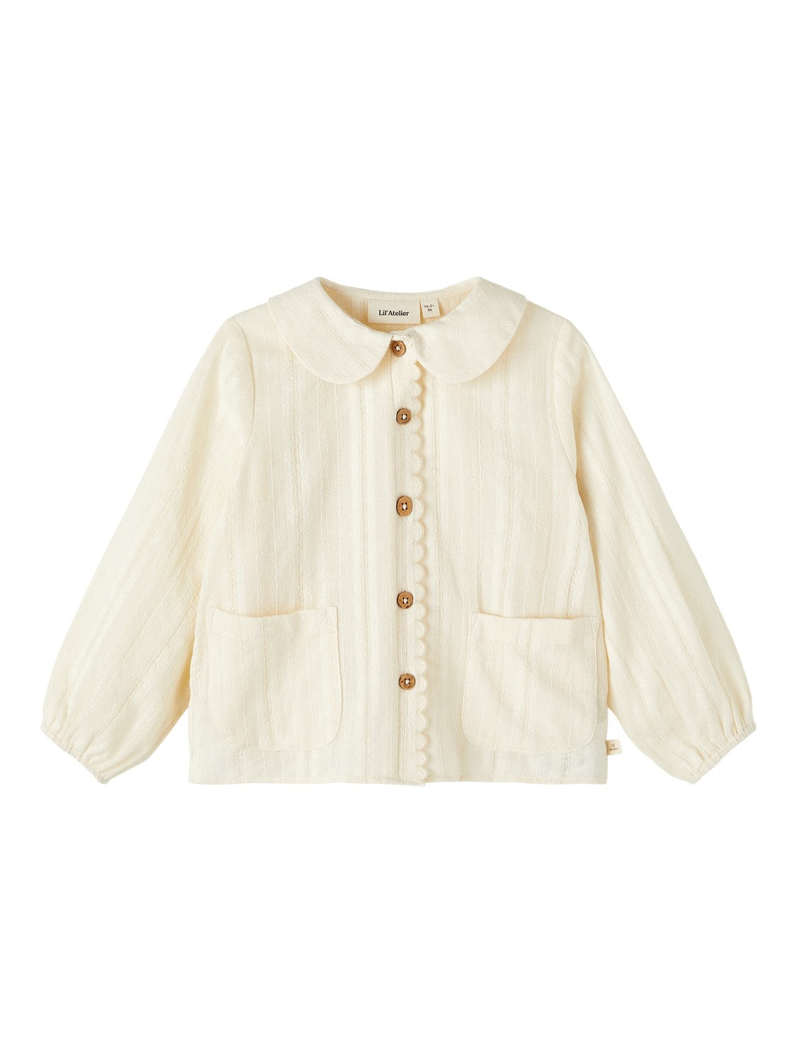 Lil Atelier Naja Loose Shirt - Turtledove