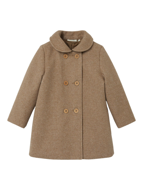 Lil Atelier Nalina Long Jacket - Travertine