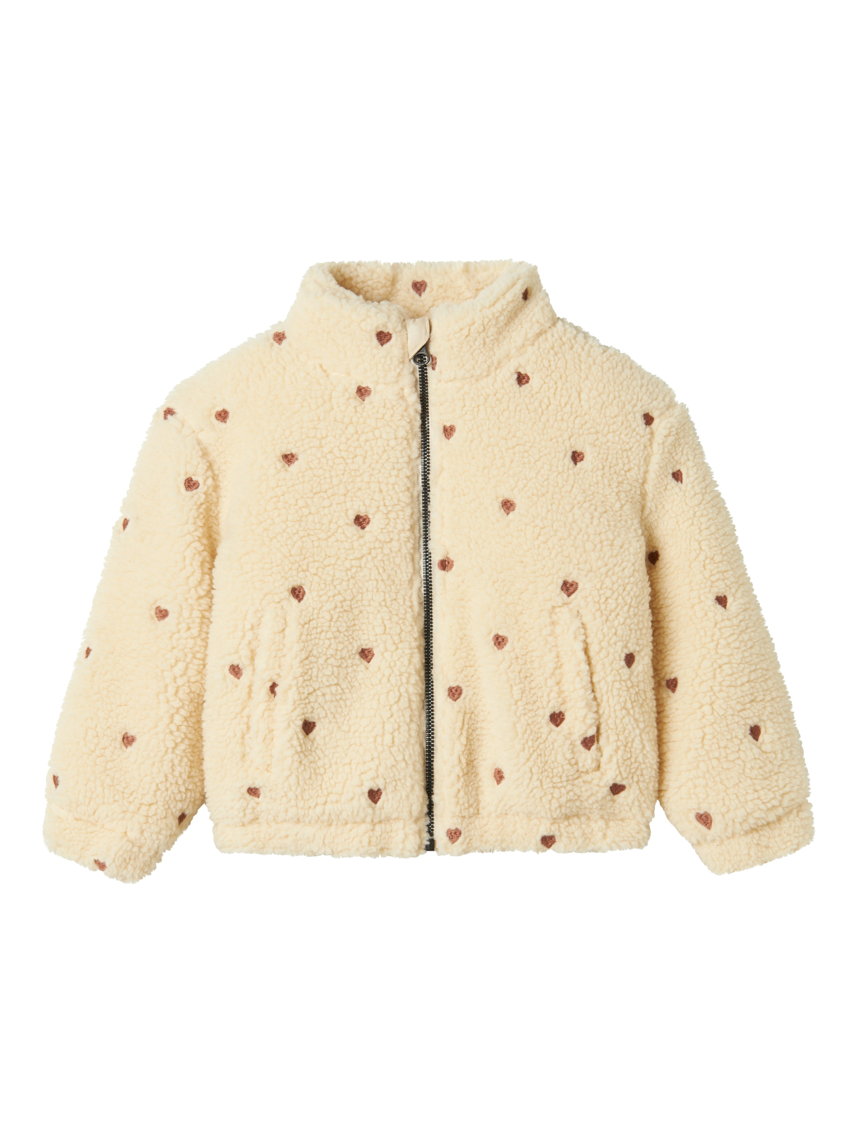 Lil Atelier Nalo Sherpa Loose Jacket - Sandshell