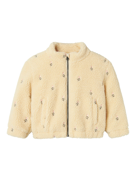 Lil Atelier Nalo Loose Jacket - Bleached Sand