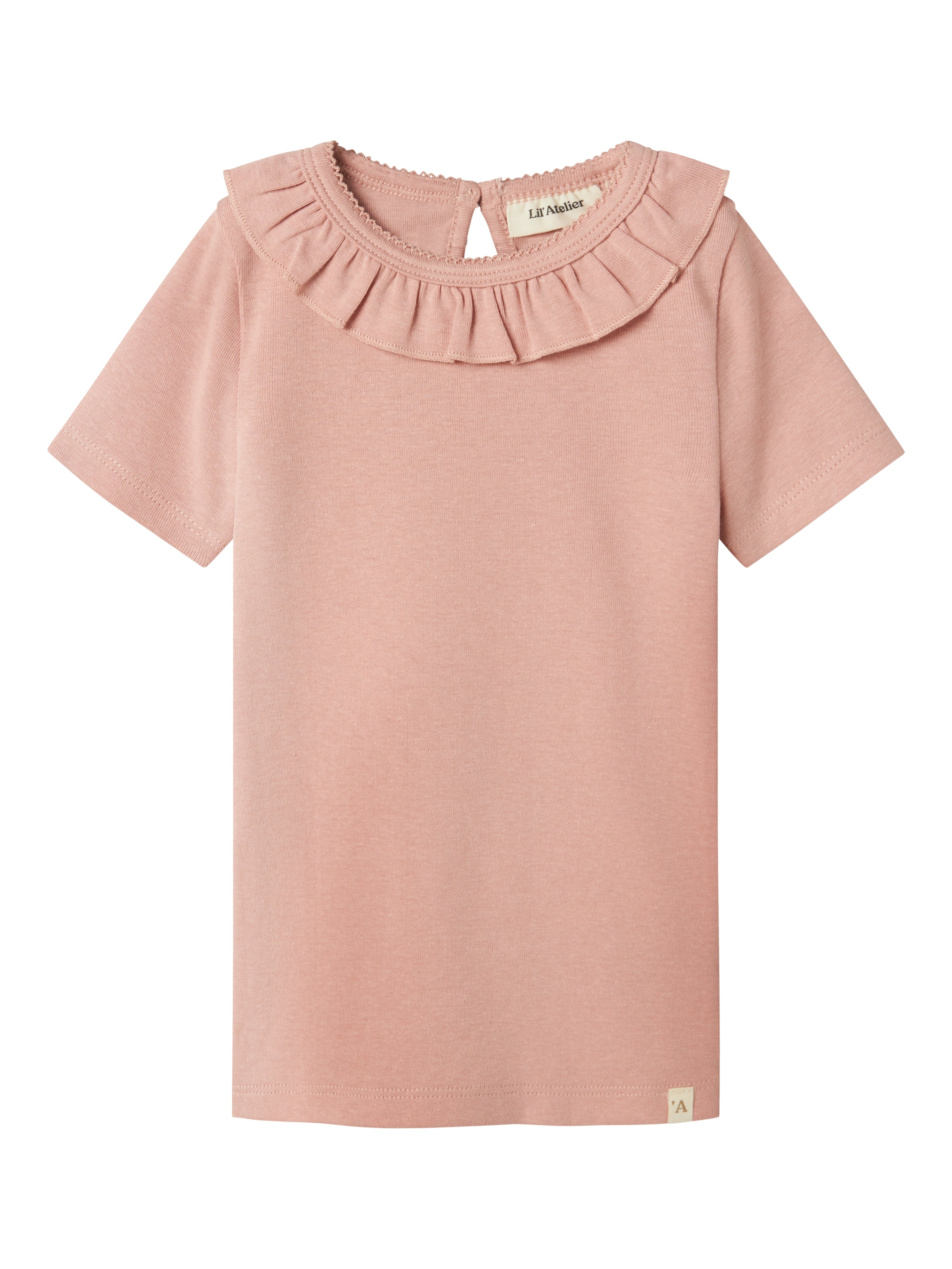 Lil Atelier Lalo Tan Slim Top - Misty Rose