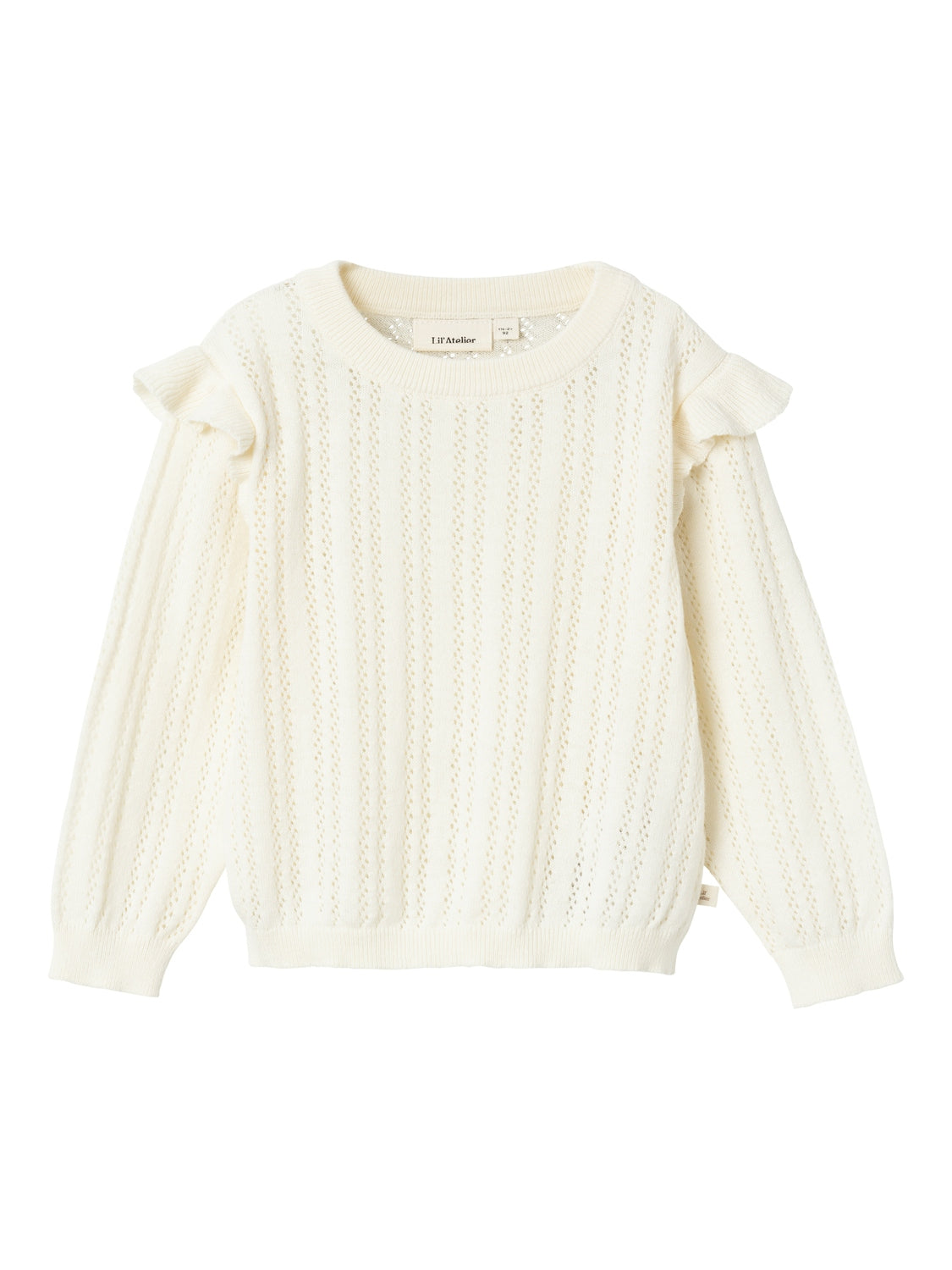 Lil Atelier Nina Kam Knit - Coconut Milk