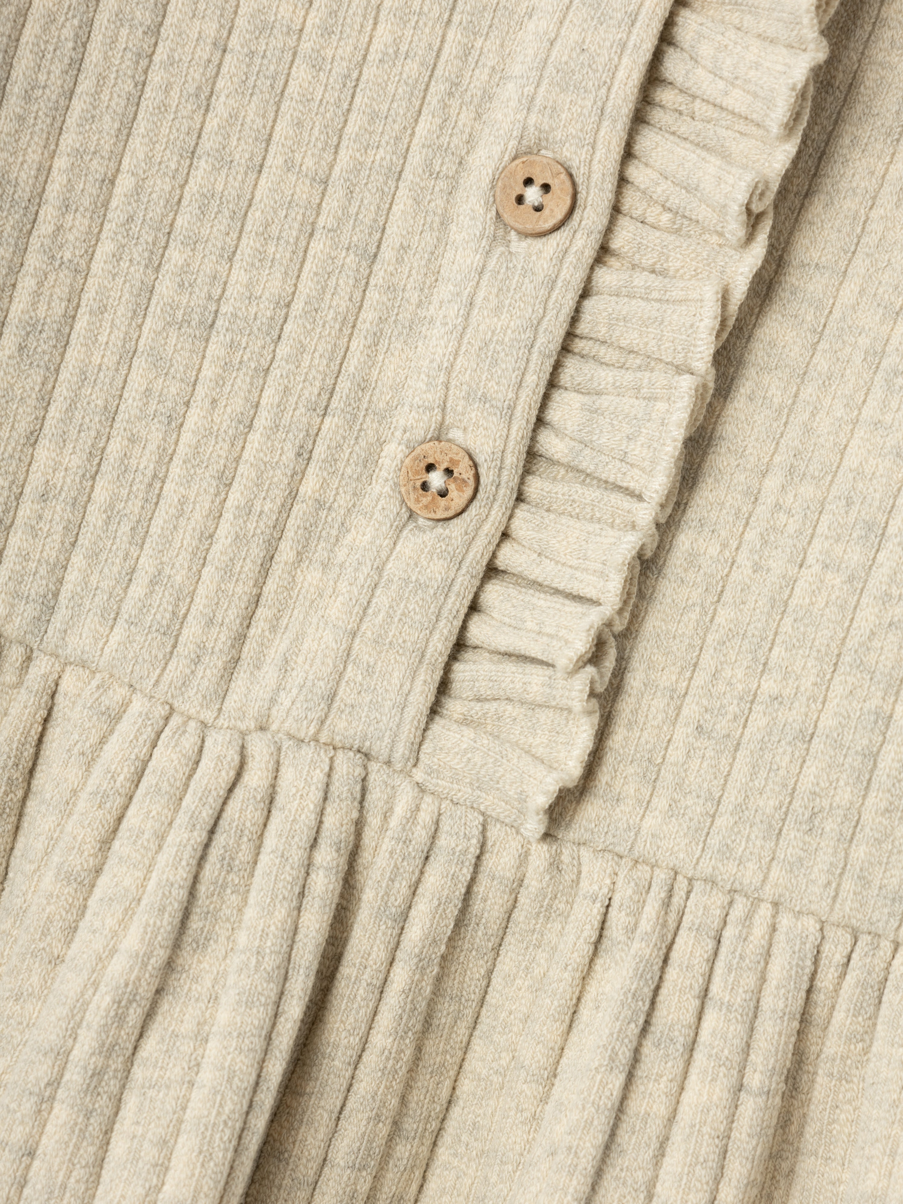 Lil Atelier Niva Dress - Bleached Sand