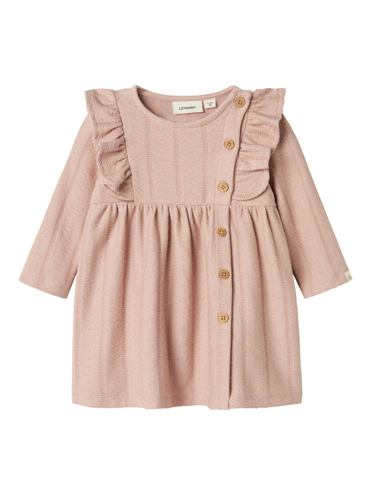 Lil Atelier Ominas Dress - Shadow Gray