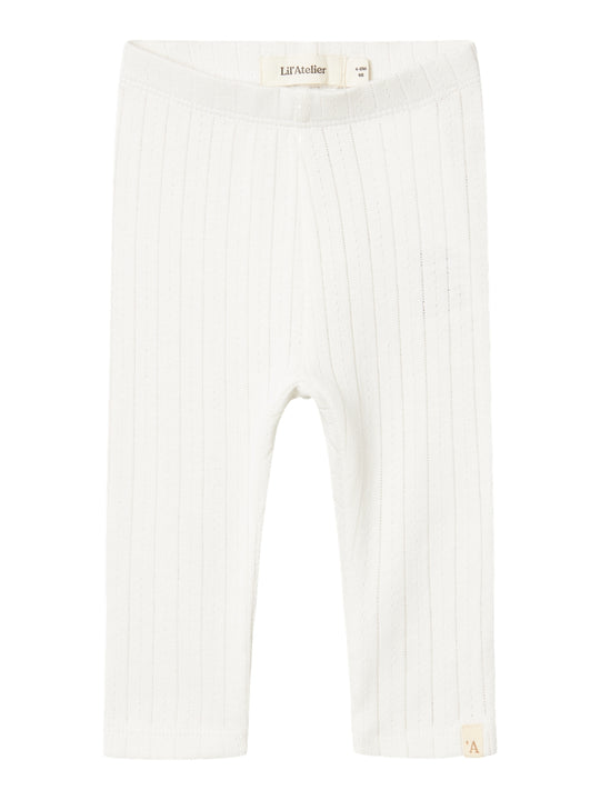 Lil Atelier Rachel Nis Slim Leggings - Coconut Milk