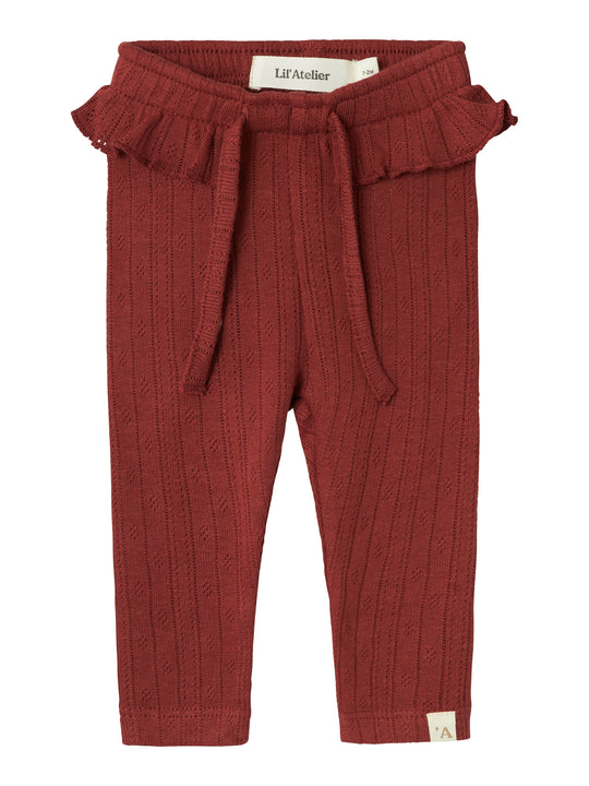 Lil Atelier Rachel Nin Slim Leggings - Spiced Apple