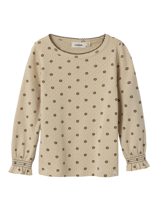 Lil Atelier Rachello Slim Shirt - Wood Ash