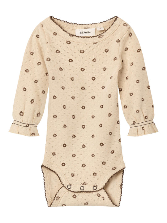 Lil Atelier Rachello Slim Body - Wood Ash