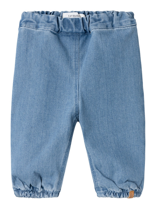 Lil Atelier Rome Losse Okaja Jeans - Medium Light Blue Denim