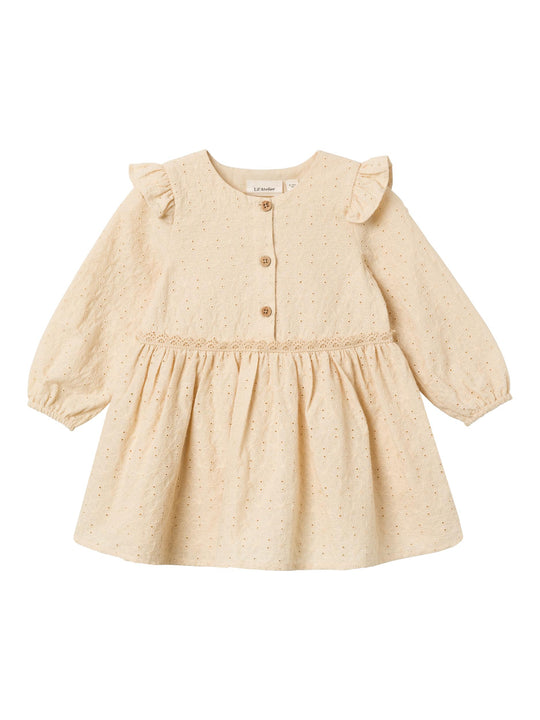 Lil Atelier Rumina Loose Dress - Wood Ash