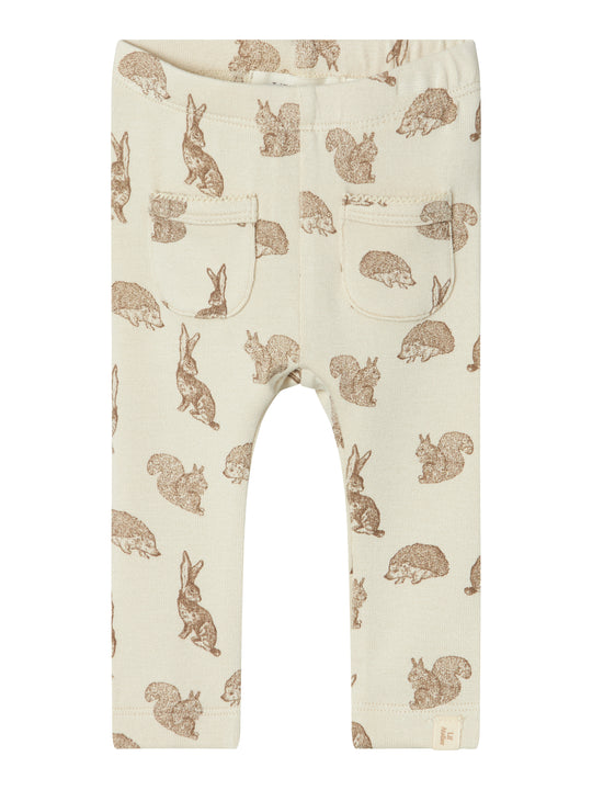 Lil Atelier Saba Slim Leggings - Turtledove