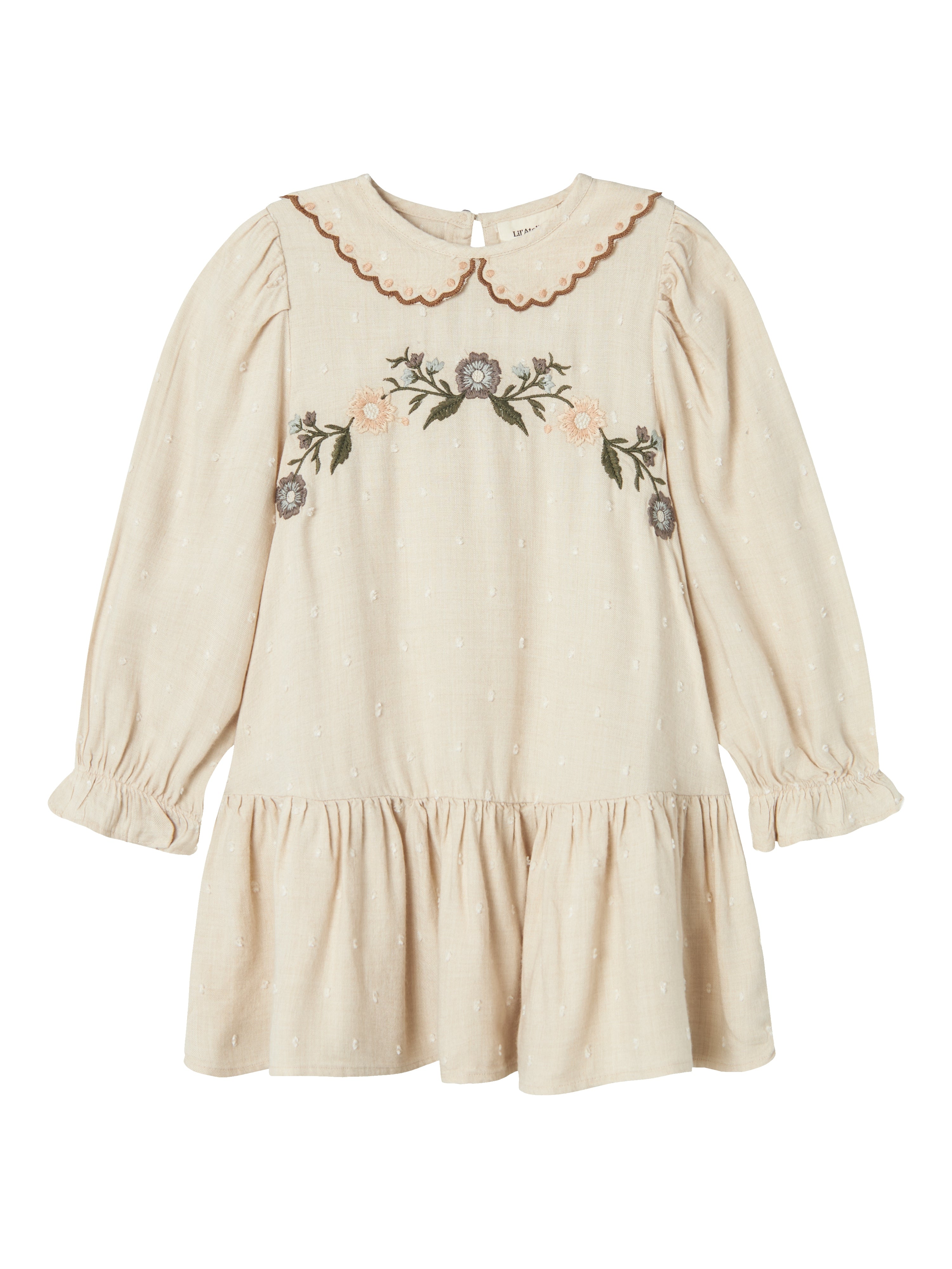 Lil Atelier Safron Dress - Pumice Stone