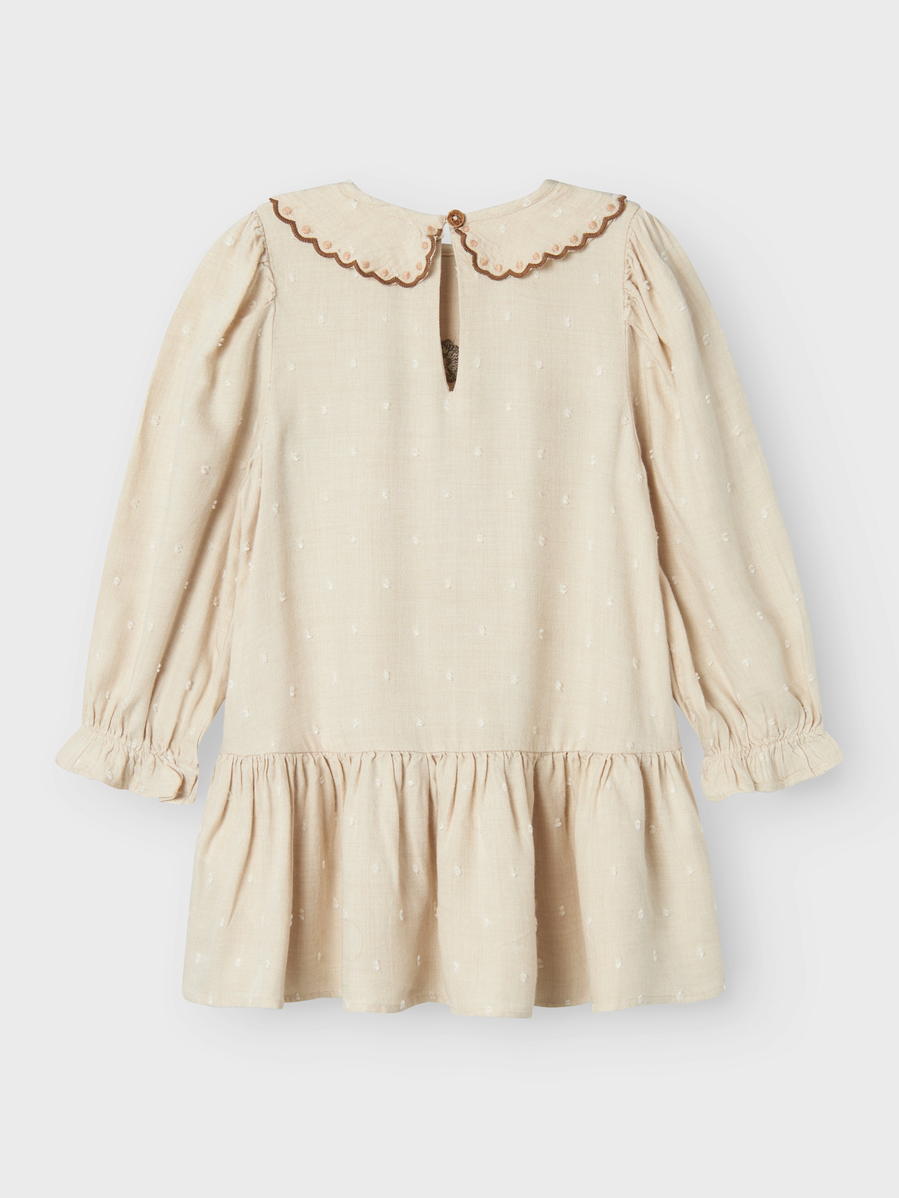 Lil Atelier Safron Dress - Pumice Stone